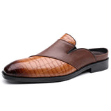 Filippo — Elegante Mule aus bedrucktem Leder