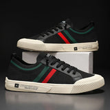 Sneaker aus Strick Marco mit Trikolore-Band