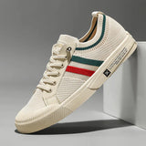 Sneaker aus Strick Marco mit Trikolore-Band