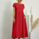 Gabrielle | Midi Kleid mit zeitloser Eleganz