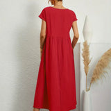 Gabrielle | Midi Kleid mit zeitloser Eleganz