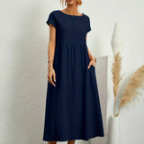 Gabrielle | Midi Kleid mit zeitloser Eleganz