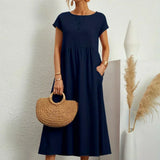 Gabrielle | Midi Kleid mit zeitloser Eleganz
