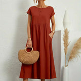 Gabrielle | Midi Kleid mit zeitloser Eleganz