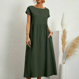 Gabrielle | Midi Kleid mit zeitloser Eleganz