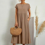 Gabrielle | Midi Kleid mit zeitloser Eleganz