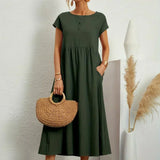 Gabrielle | Midi Kleid mit zeitloser Eleganz