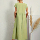 Gabrielle | Midi Kleid mit zeitloser Eleganz