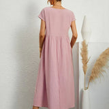 Gabrielle | Midi Kleid mit zeitloser Eleganz