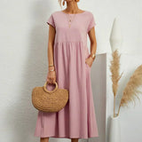 Gabrielle | Midi Kleid mit zeitloser Eleganz
