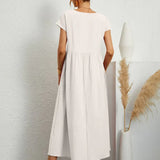 Gabrielle | Midi Kleid mit zeitloser Eleganz