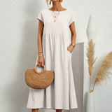 Gabrielle | Midi Kleid mit zeitloser Eleganz