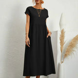 Gabrielle | Midi Kleid mit zeitloser Eleganz
