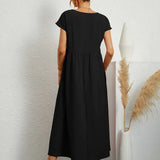 Gabrielle | Midi Kleid mit zeitloser Eleganz