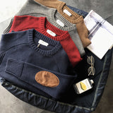 Henry | Wollpullover mit Ellbogen-Patches