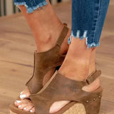 Briellae - Bequeme Sandalen mit Keilabsatz