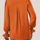 Mira | Elegante V-Ausschnitt Bluse