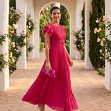 Seraphina | Elegantes Maxi-Kleid mit Drapiertem Bund