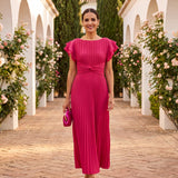 Seraphina | Elegantes Maxi-Kleid mit Drapiertem Bund