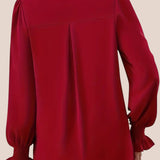 Mira | Elegante V-Ausschnitt Bluse