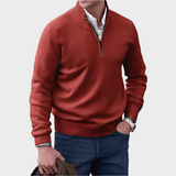 Malik | Eleganter Pullover mit Reißverschluss für Herren