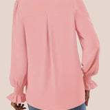 Mira | Elegante V-Ausschnitt Bluse