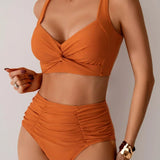 Laluna® | Hochgeschnittener Bikini Sommer Set