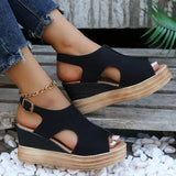 Maeve – Bequeme Sandalen mit Keilabsatz