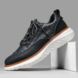 Sneaker Oxford aus geflochtenem Leder Vittorio