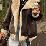 Aviara™ | Bikerjacke | Warmer und luxuriöser Wintermantel