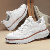 Sneaker Oxford aus geflochtenem Leder Vittorio