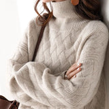 Valentina™| Pullover mit hohem Kragen