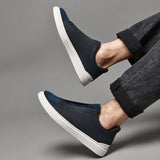 Matteo — Slip-On aus hochwertigem Wildleder und Leder