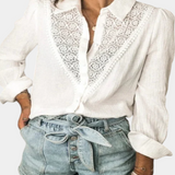 Lina | Edle Bluse aus Spitzenstoff