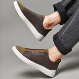 Matteo — Slip-On aus hochwertigem Wildleder und Leder