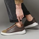 Matteo — Slip-On aus hochwertigem Wildleder und Leder