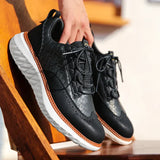 Sneaker Oxford aus geflochtenem Leder Vittorio