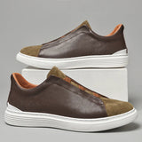 Matteo — Slip-On aus hochwertigem Wildleder und Leder