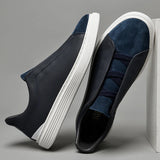 Matteo — Slip-On aus hochwertigem Wildleder und Leder