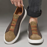 Matteo — Slip-On aus hochwertigem Wildleder und Leder