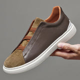 Matteo — Slip-On aus hochwertigem Wildleder und Leder