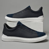 Matteo — Slip-On aus hochwertigem Wildleder und Leder