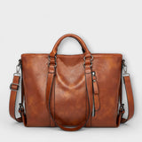 Olivia - Große Luxus-Ledertasche