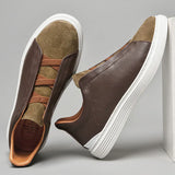 Matteo — Slip-On aus hochwertigem Wildleder und Leder