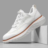 Sneaker Oxford aus geflochtenem Leder Vittorio