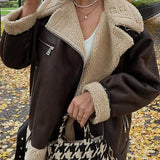 Aviara™ | Bikerjacke | Warmer und luxuriöser Wintermantel