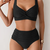 Laluna® | Hochgeschnittener Bikini Sommer Set