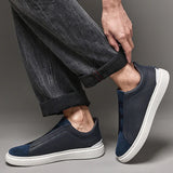 Matteo — Slip-On aus hochwertigem Wildleder und Leder