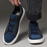 Matteo — Slip-On aus hochwertigem Wildleder und Leder