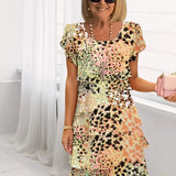 Danielle – Elegantes, fließendes Kleid mit Volants